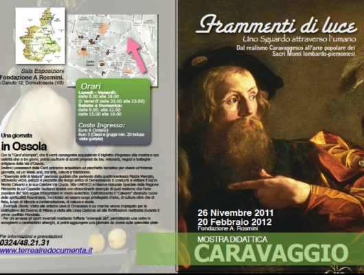 Thumbnail for the post titled: Caravaggio: frammenti di luce
